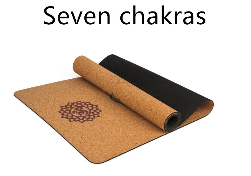 Natural Cork Yoga Mat - Eco-Friendly Non-Slip Exercise Mat 183x68cm