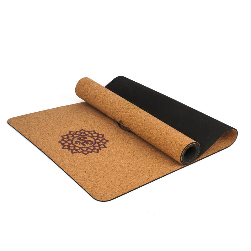 Natural Cork Yoga Mat - Eco-Friendly Non-Slip Exercise Mat 183x68cm