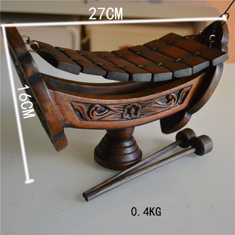 Wooden Octave Hand Percussion - Handcrafted Musical Ornament