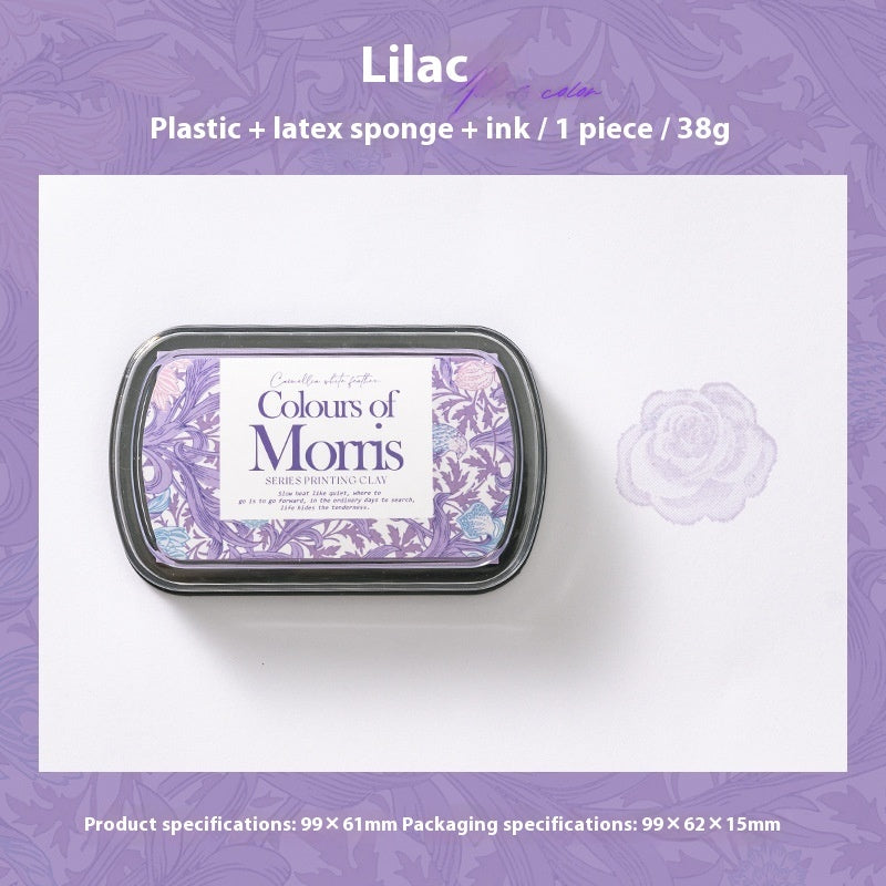 Morris Color Series Stamp Pad - Decorative Ink Pad for Journal & Scrapbooking