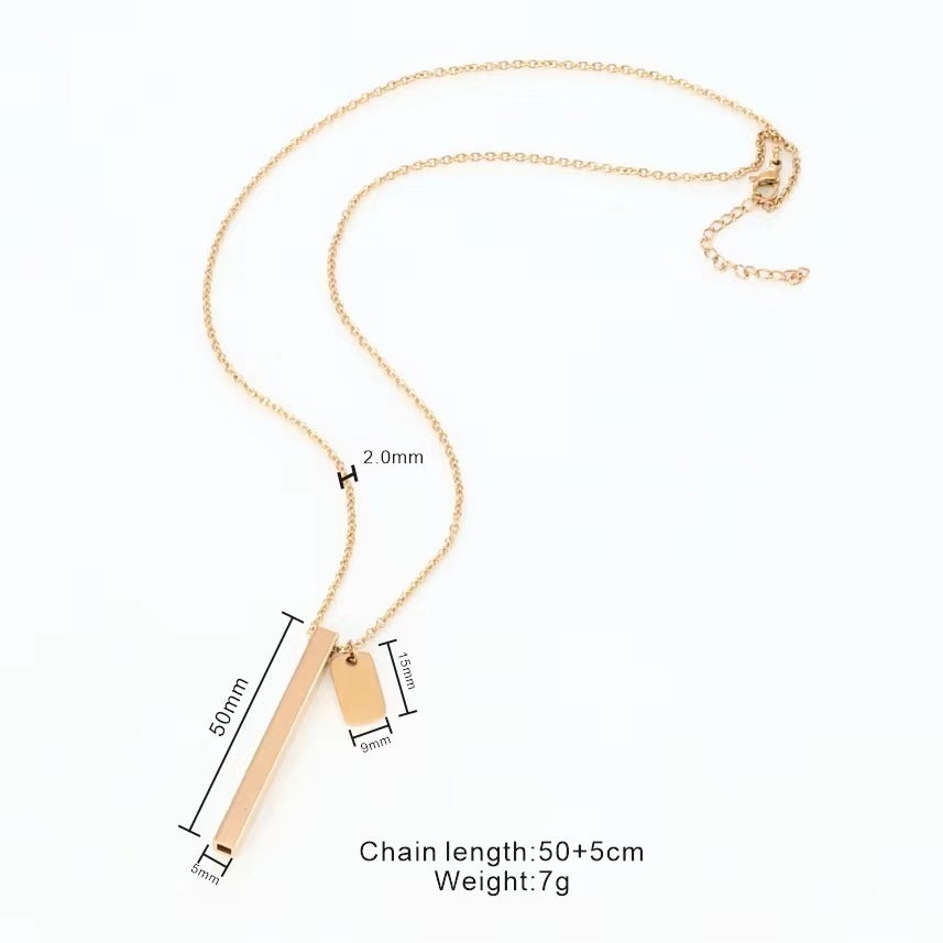 Breathing Whistle Necklace - Square Tube Yoga Meditation Mindfulness Tool