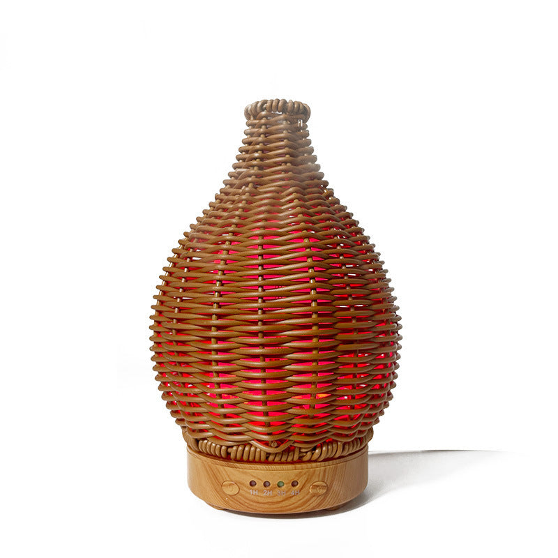 Rattan Aromatherapy Diffuser - Woven Cane Essential Oil Diffuser