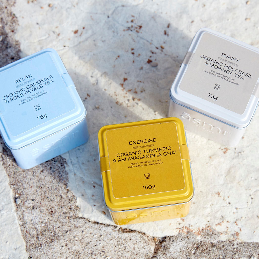 🍵 Ayurveda Tea Gift Set - Relax, Purify & Energize Wellness Collection ✨