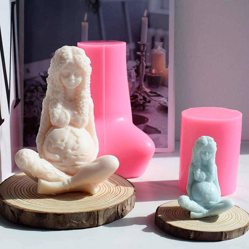 ✨ Aromatherapy Candle Silicone Mold - Premium DIY Candle Making Kit 🕯️