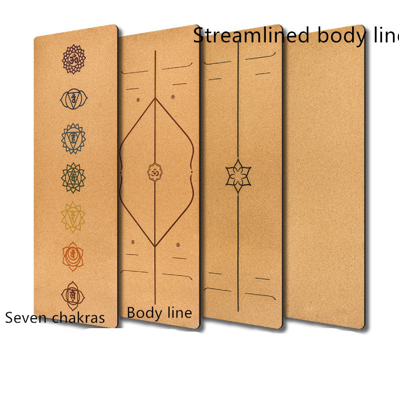 Natural Cork Yoga Mat - Eco-Friendly Non-Slip Exercise Mat 183x68cm