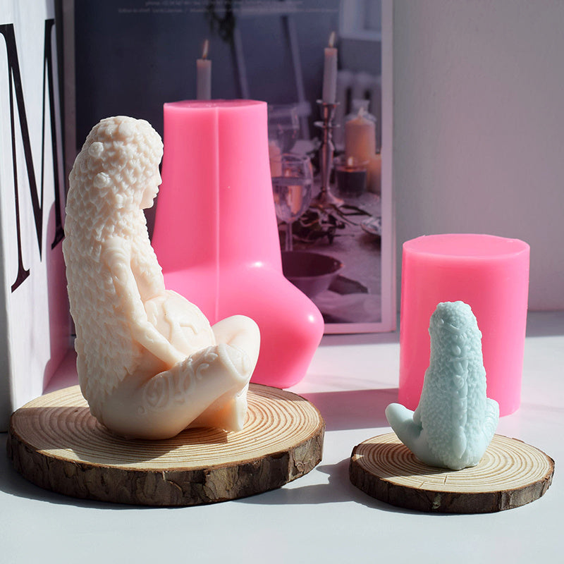 ✨ Aromatherapy Candle Silicone Mold - Premium DIY Candle Making Kit 🕯️