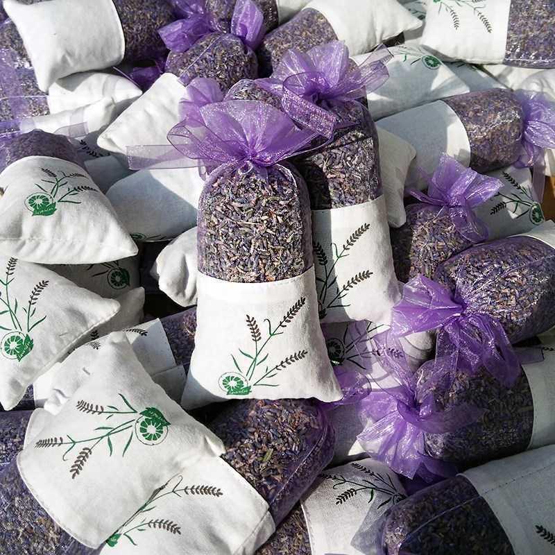Natural Dried Flower Sachet - Aromatic Herb Pouch for Drawers & Closets