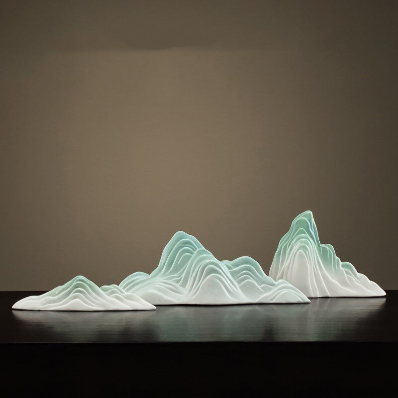 Ceramic Rockery Fountain - Zen Water Feature for Living Room