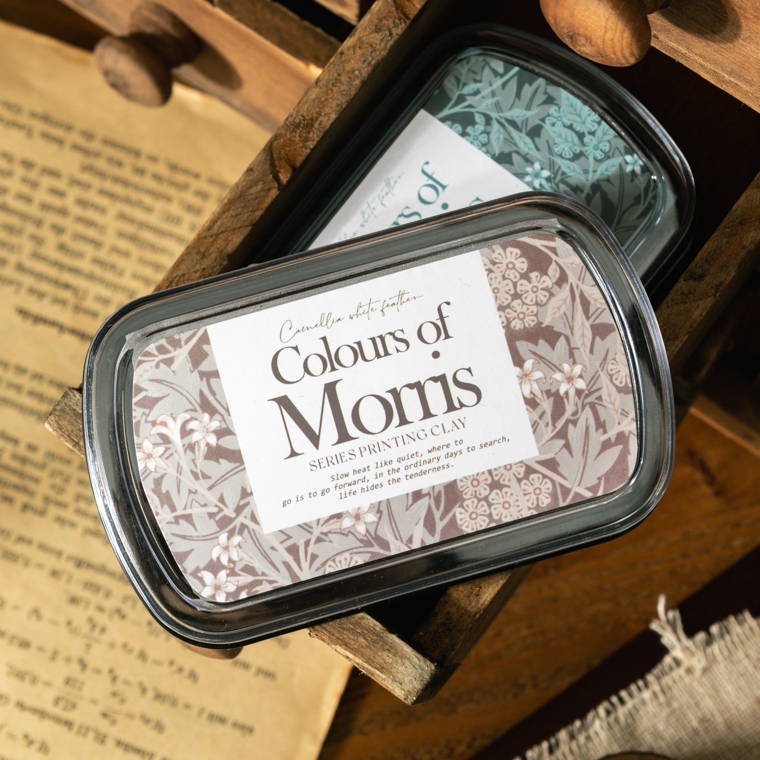 Morris Color Series Stamp Pad - Decorative Ink Pad for Journal & Scrapbooking