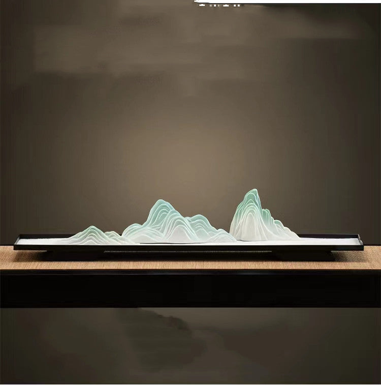 Ceramic Rockery Fountain - Zen Water Feature for Living Room