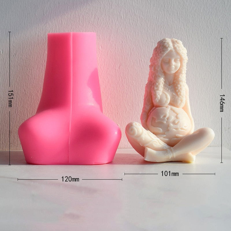 ✨ Aromatherapy Candle Silicone Mold - Premium DIY Candle Making Kit 🕯️