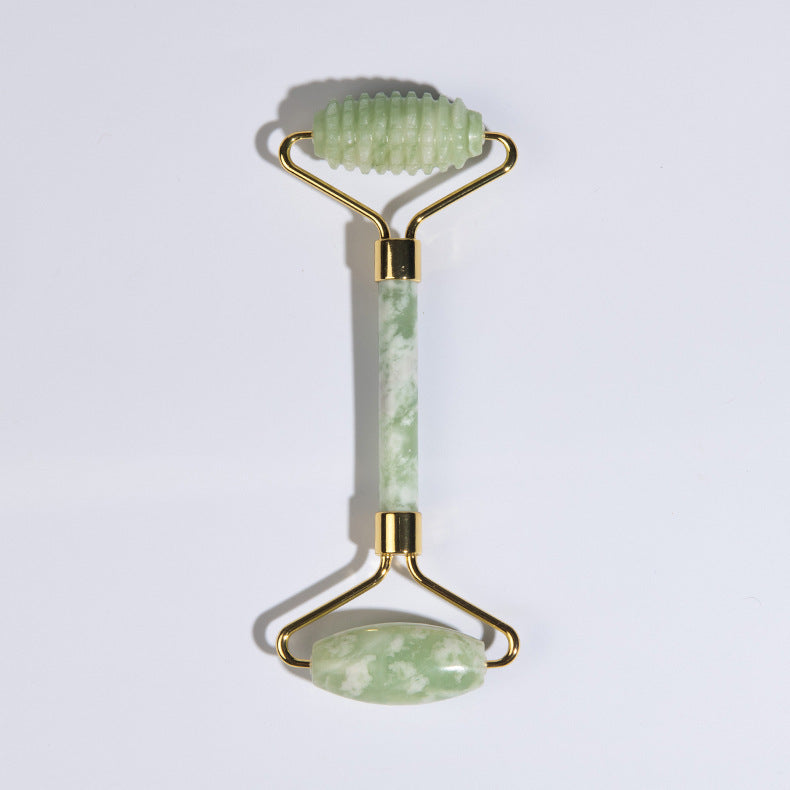 Jade Gua Sha Scraping Board Set - Natural Crystal Facial Massage Tool