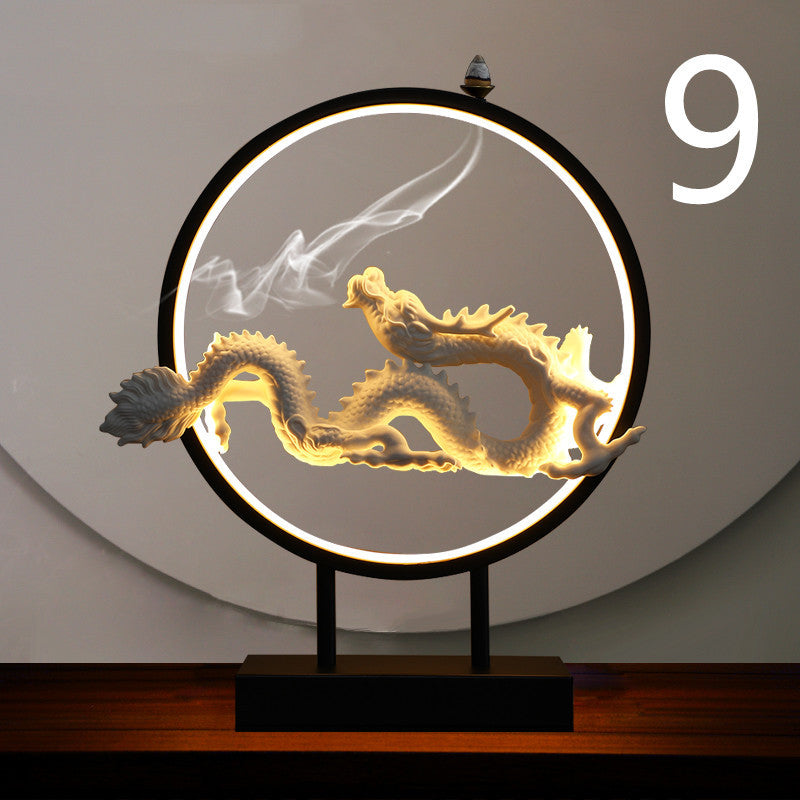 Zen Backflow Incense Burner - Hanging Waterfall Incense Holder