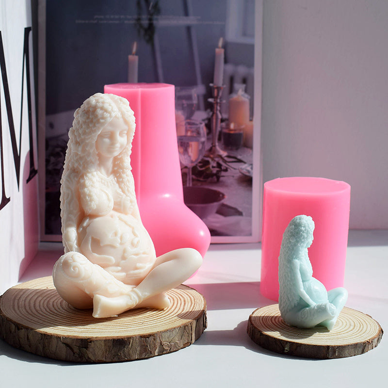 ✨ Aromatherapy Candle Silicone Mold - Premium DIY Candle Making Kit 🕯️