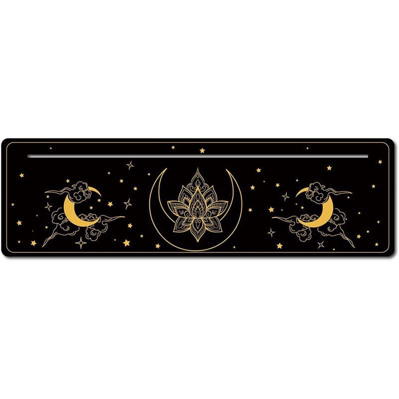 Crescent Moon Wooden Tarot Card Stand - Display Holder & Bracket