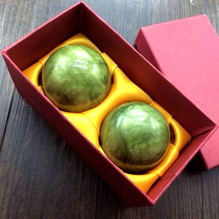Jade Baoding Balls - Chinese Health Massage Balls 50mm