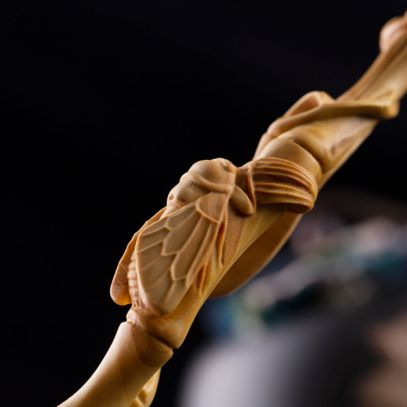 Boxwood Tea Spoon - Hand-Carved Chinese Zen Tea Ceremony Tool