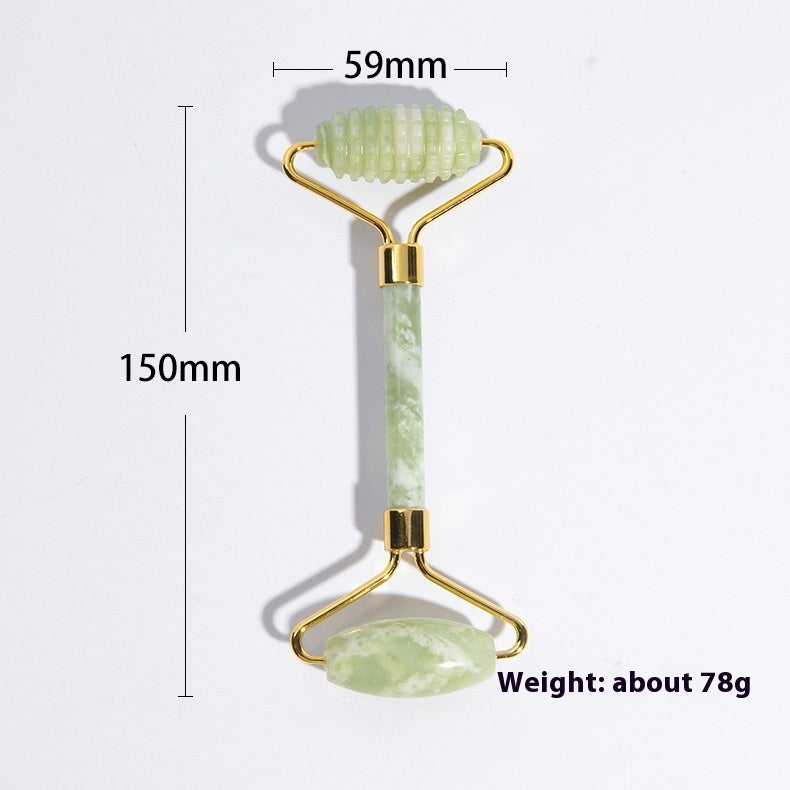 Jade Gua Sha Scraping Board Set - Natural Crystal Facial Massage Tool