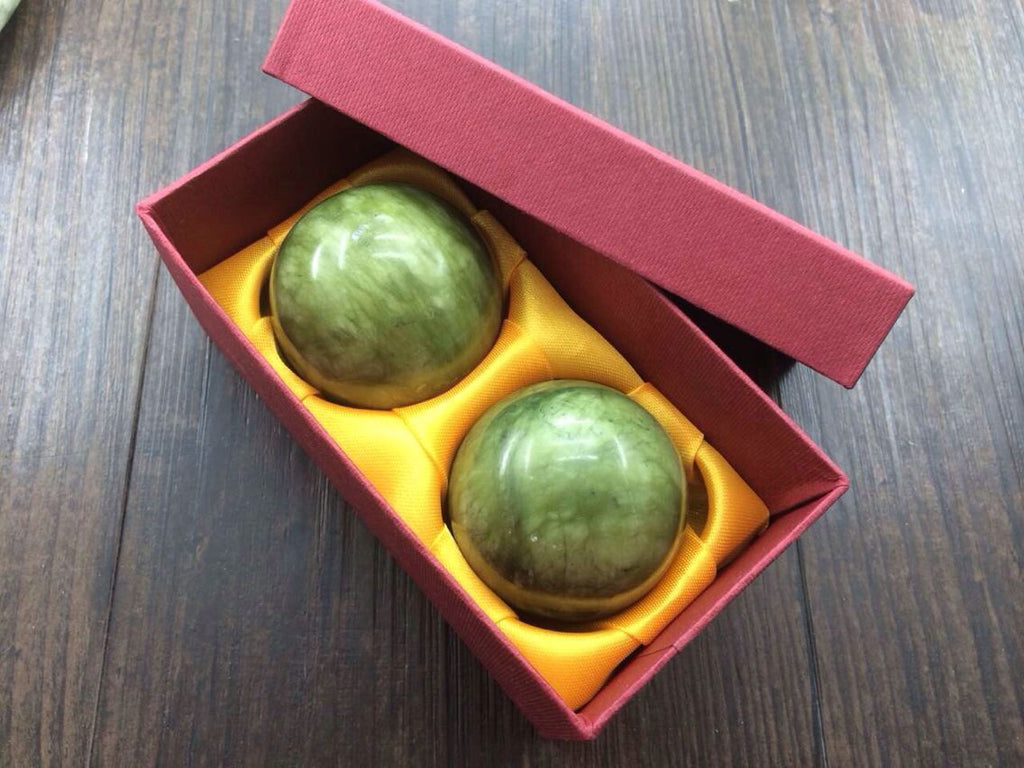 Jade Baoding Balls - Chinese Health Massage Balls 50mm