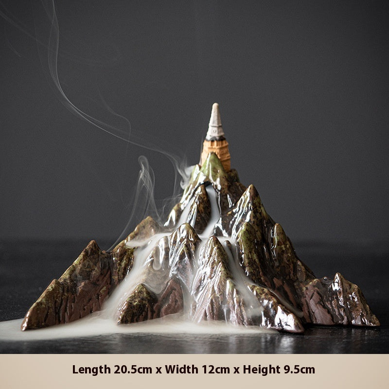 Round Zen Sand Garden - Chinese Dry Landscape Meditation Décor