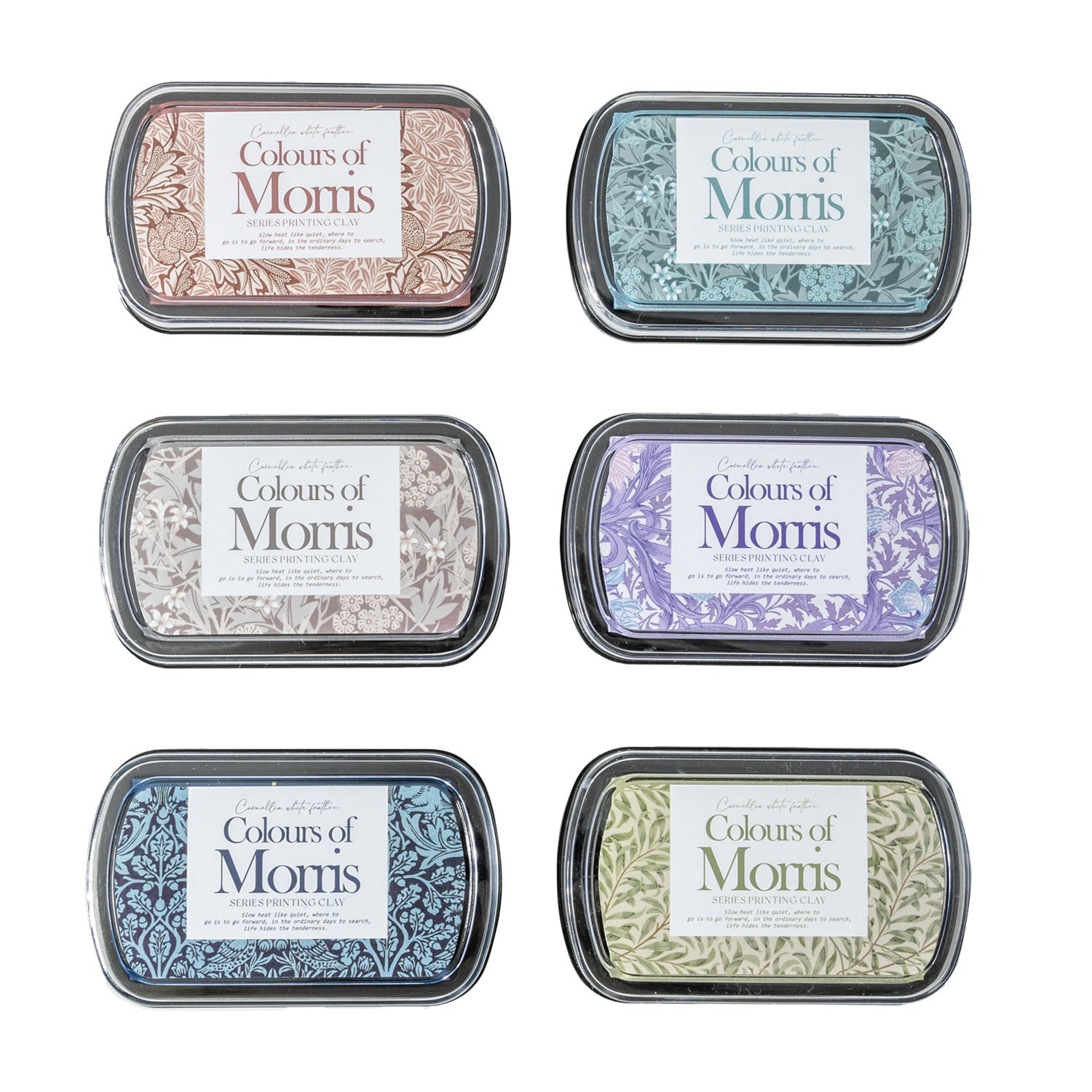 Morris Color Series Stamp Pad - Decorative Ink Pad for Journal & Scrapbooking