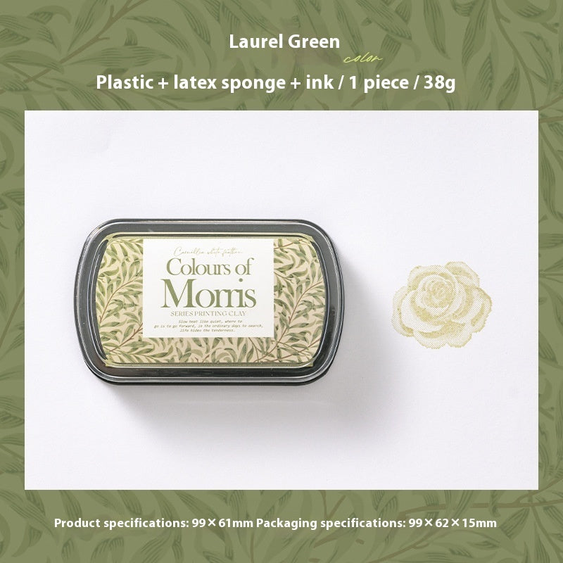 Morris Color Series Stamp Pad - Decorative Ink Pad for Journal & Scrapbooking
