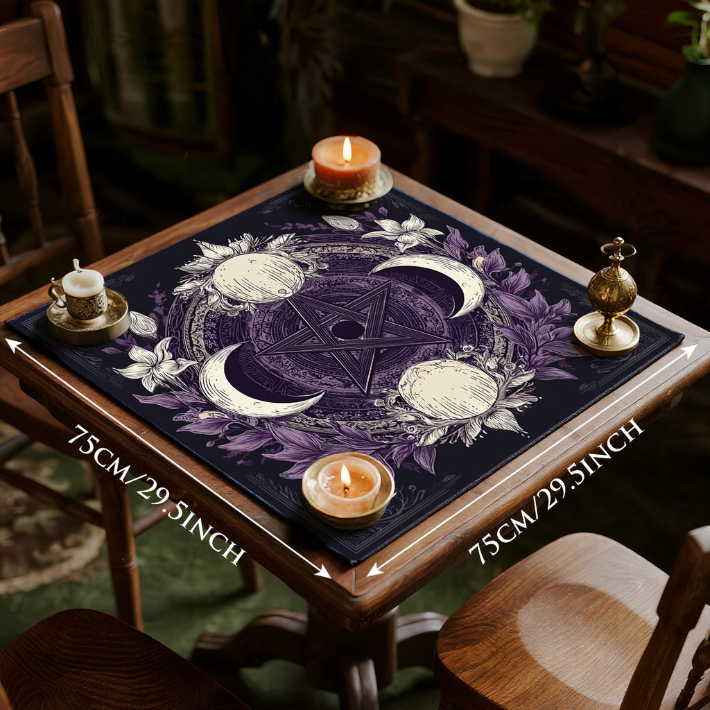 Tarot Tablecloth - Mystical Altar Cloth for Card Readings