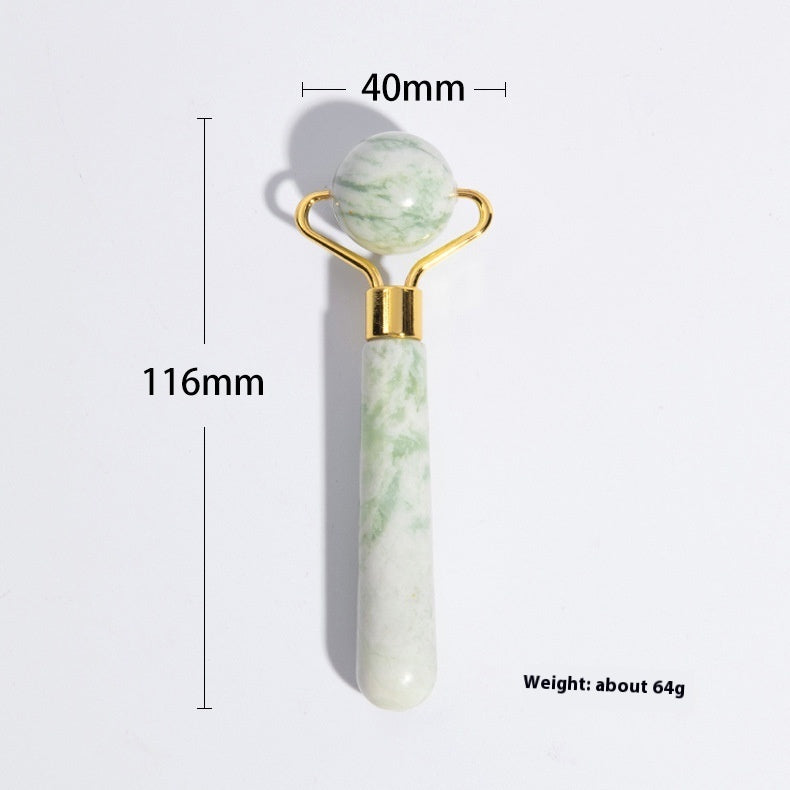 Jade Gua Sha Scraping Board Set - Natural Crystal Facial Massage Tool