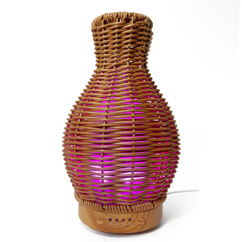 Rattan Aromatherapy Diffuser - Woven Cane Essential Oil Diffuser