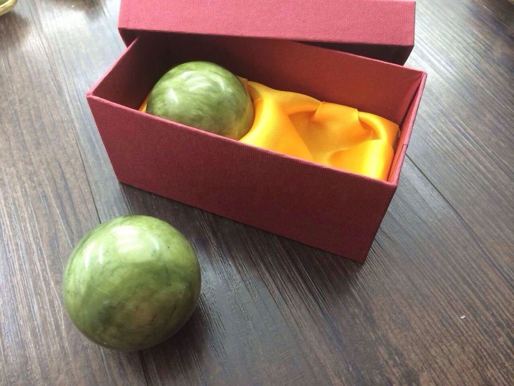 Jade Baoding Balls - Chinese Health Massage Balls 50mm