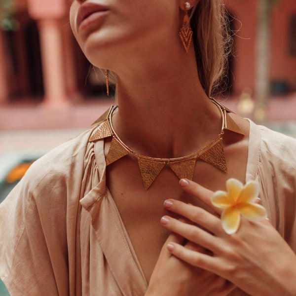 ✨ The DEWI Necklace - Handcrafted Indonesian Goddess Statement Jewelry 💎