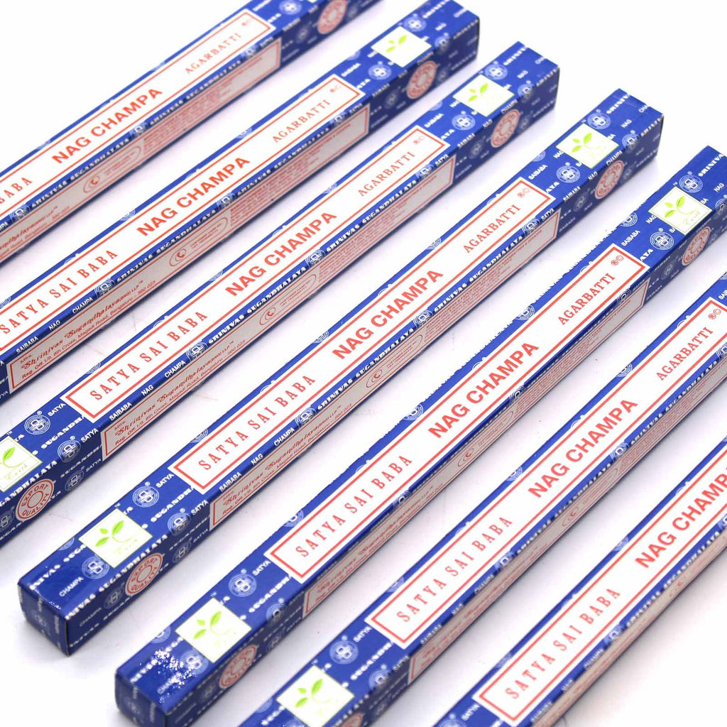 🌸 Satya Nag Champa Incense 10g - Original Authentic Blue Box Fragrance ✨