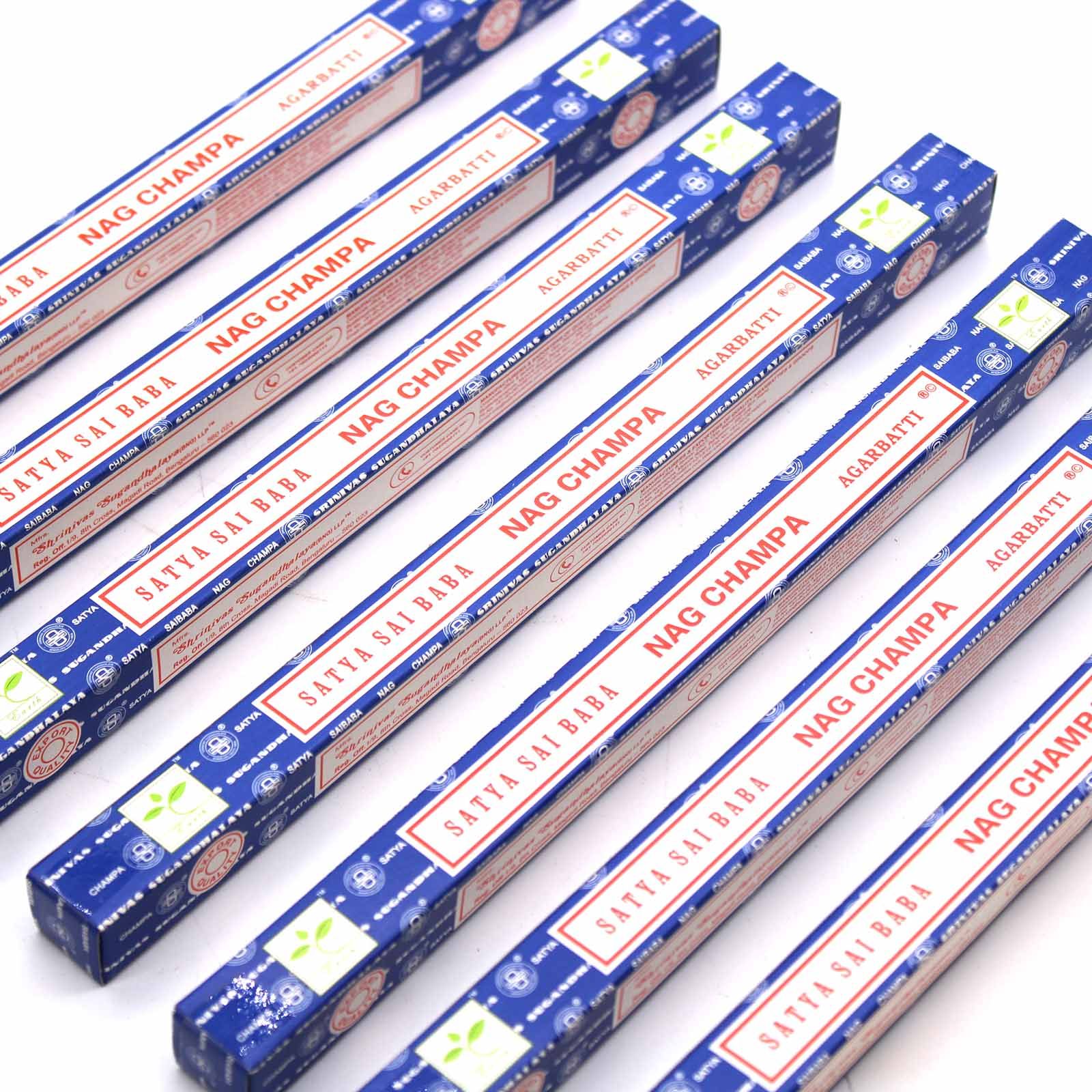 🌸 Satya Nag Champa Incense 10g - Original Authentic Blue Box Fragrance ✨
