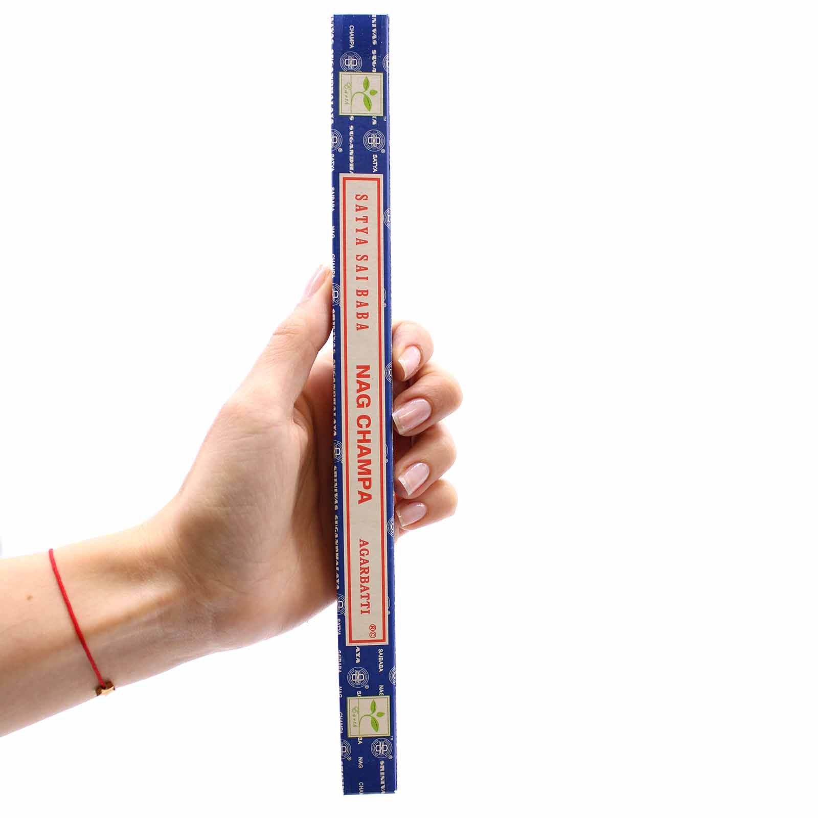 🌸 Satya Nag Champa Incense 10g - Original Authentic Blue Box Fragrance ✨