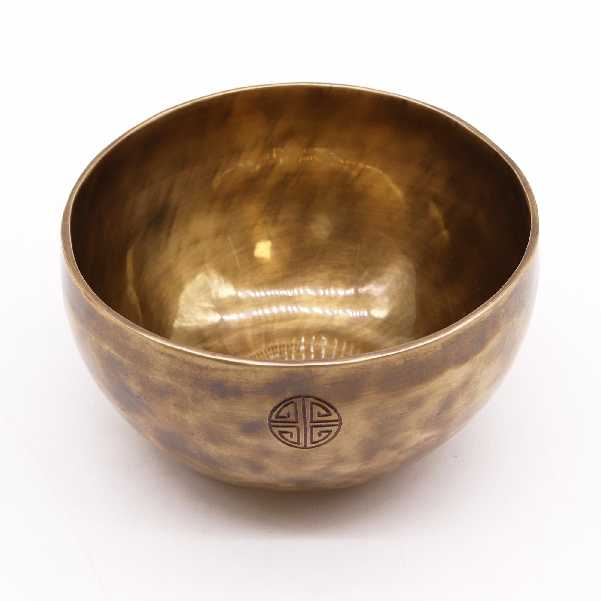 Large Nepalese Moon Bowl - Tibetan Singing Bowl 850g 17cm