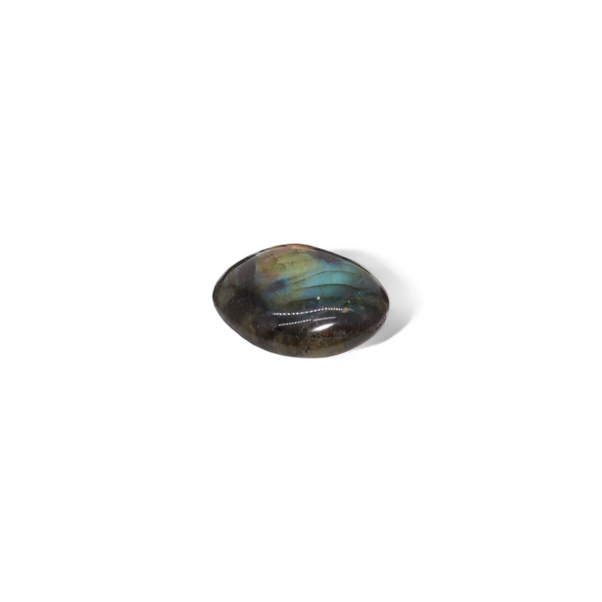 Madagascar Labradorite Palm Stone 25-30g - Blue Flash Crystal 55-60mm