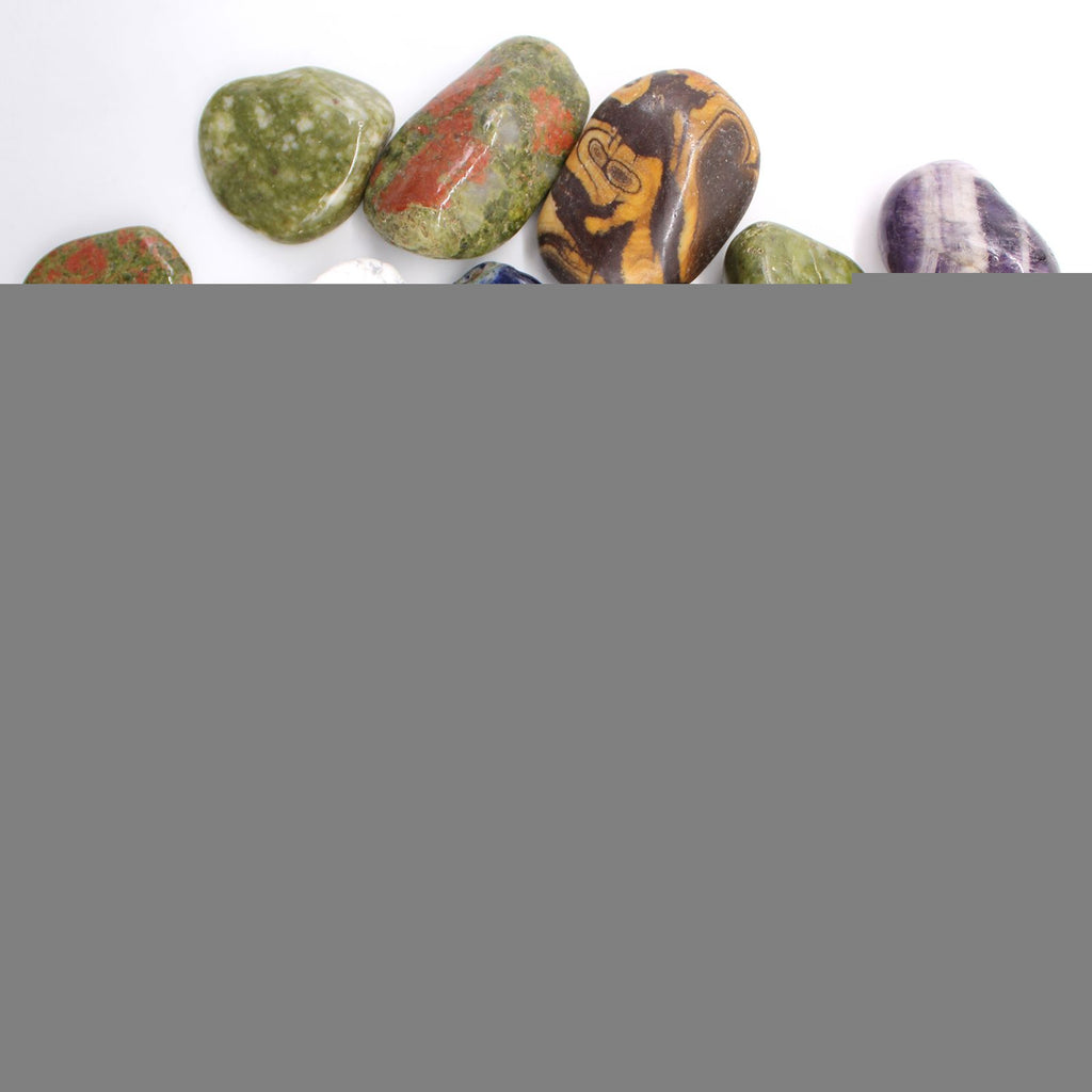 Medium African Tumble Stones - Light Jasper - Brecciated