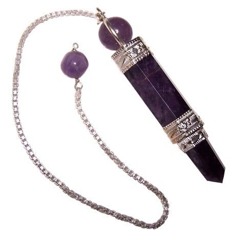 Amethyst Pendulum 15g - Natural Crystal Dowsing Tool