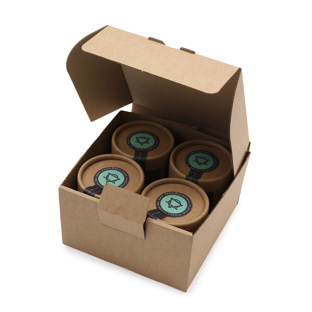 💖 Rose Quartz Gem Bracelet Bath Bomb - Bergamot Scent with Crystal Jewelry ✨