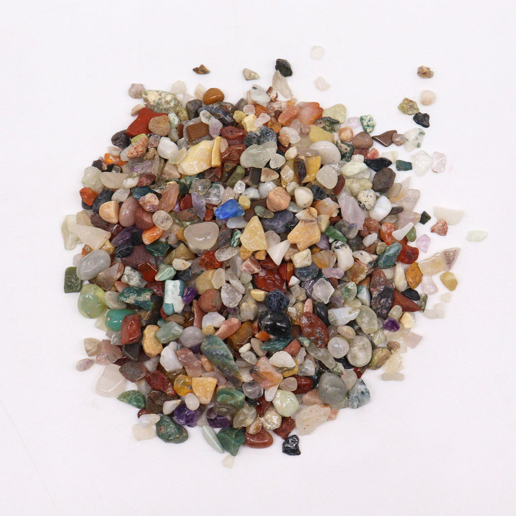 Mixed Natural Gemstone Chips 5kg - Colorful Crystal Chips Bulk Pack