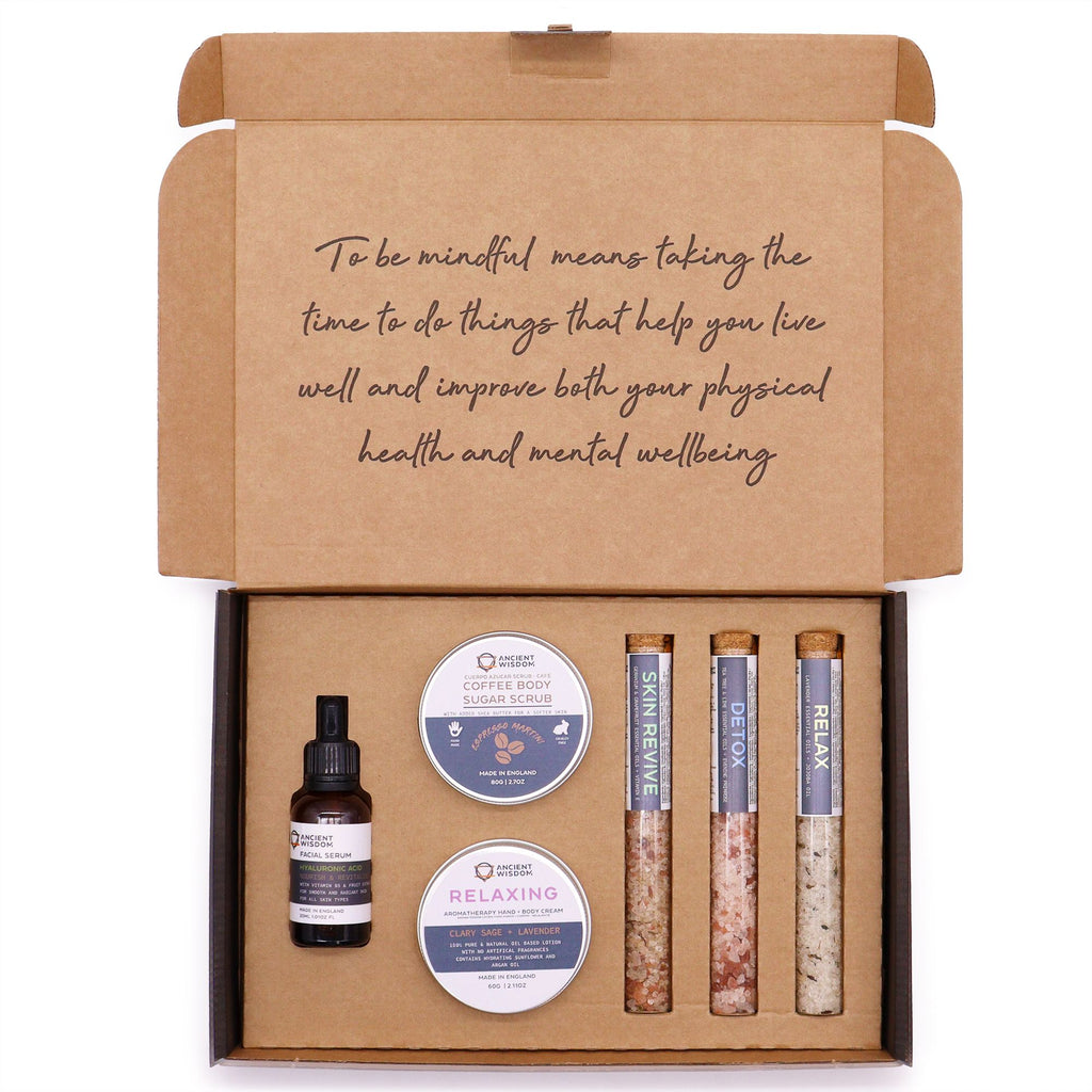 🧘 Mindful Moments Self Care Kit - Complete Spa Gift Set with Skincare ✨