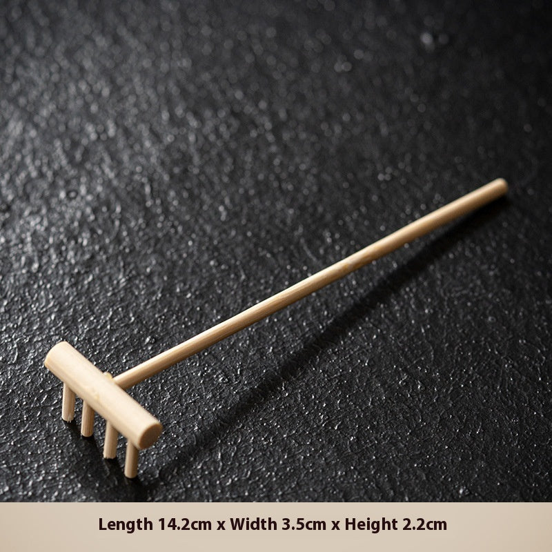 Round Zen Sand Garden - Chinese Dry Landscape Meditation Décor