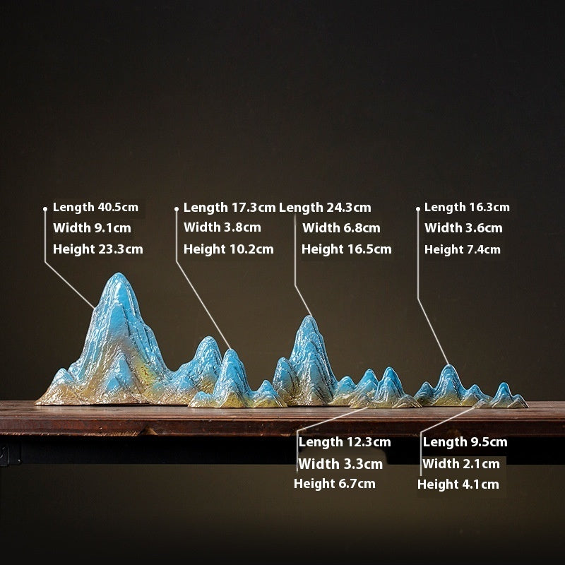 Zen Sand Garden - Ceramic Rockery Miniature Meditation Table