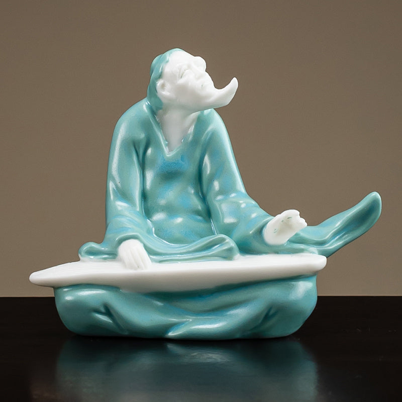 Ceramic Rockery Fountain - Zen Water Feature for Living Room