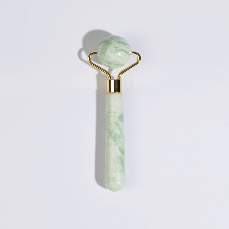 Jade Gua Sha Scraping Board Set - Natural Crystal Facial Massage Tool