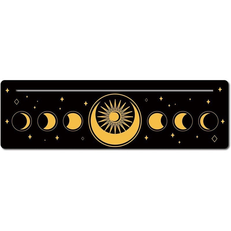 Crescent Moon Wooden Tarot Card Stand - Display Holder & Bracket