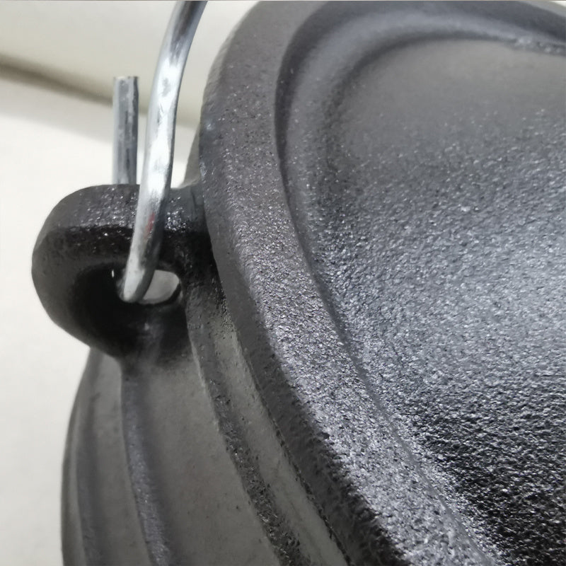 Cast Iron Cauldron 3-Legged - Traditional Witch Pot & Tripod Stand