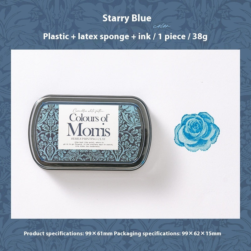 Morris Color Series Stamp Pad - Decorative Ink Pad for Journal & Scrapbooking