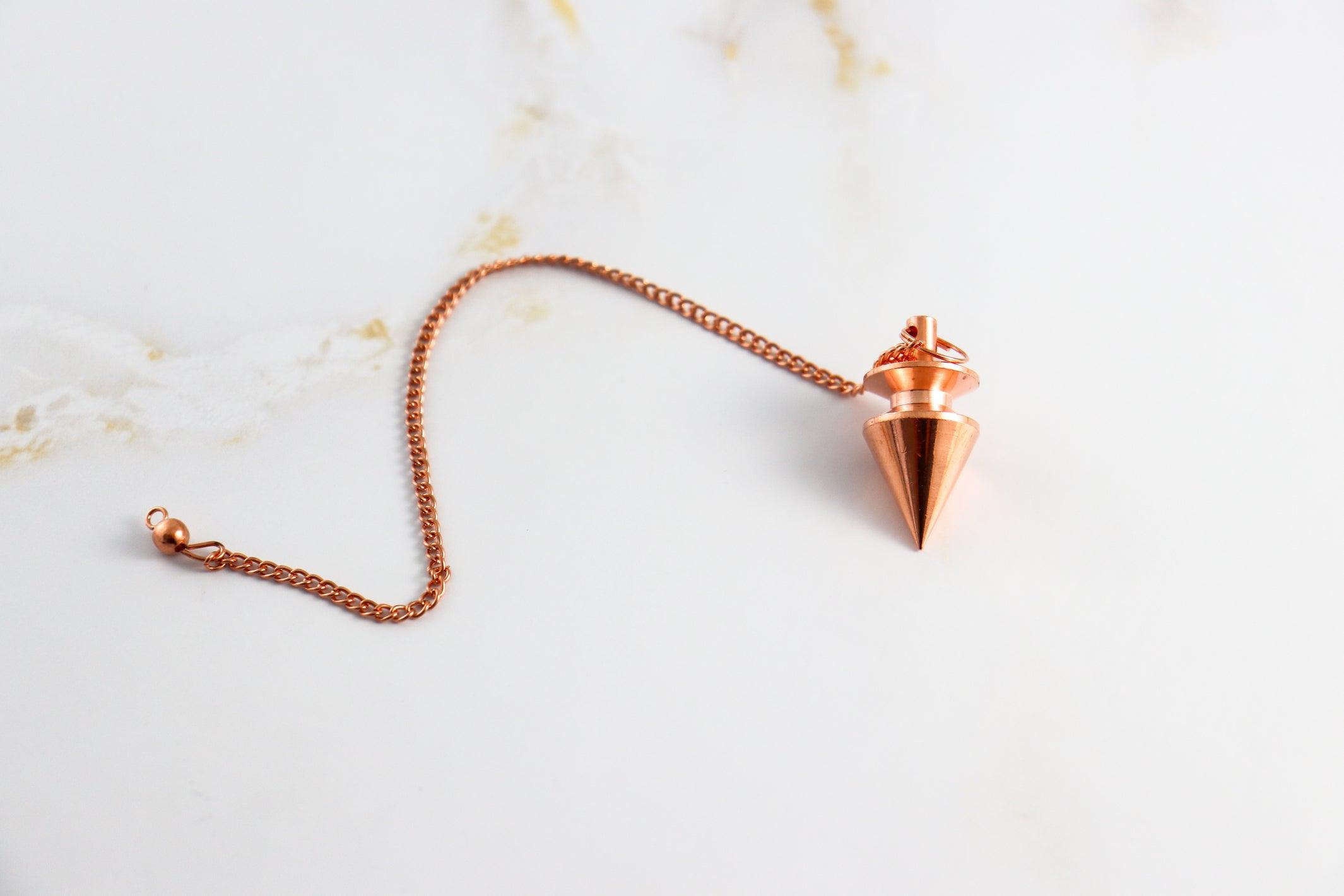 Triangle pendulum - Copper-plated brass-2